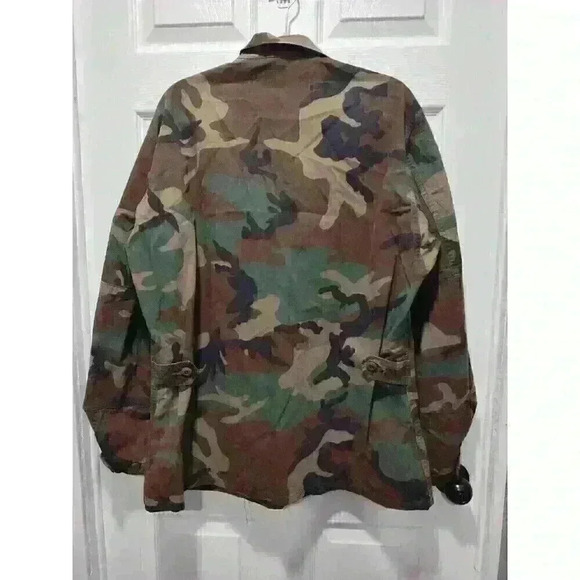 US Military Woodland Camo Cold Weather Top BDU Medium-Reg 8415-01-084-1647 - Picture 2 of 10